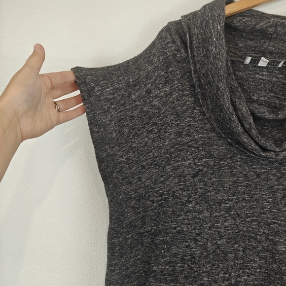 Bryn Walker Wool Blend Draped Cowl Neck Cap Sleeve Poncho Size Small Women's - Picture 6 of 15